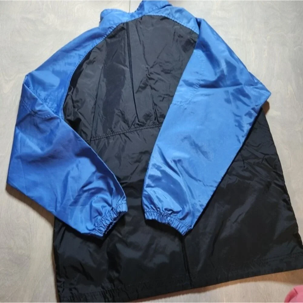 Vintage XL 18-20‎ youth Nike Blue and Black Windbreaker Jacket